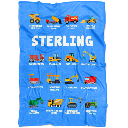 Sterling Construction Blanket Blue