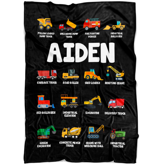 Aiden Construction Blanket Black