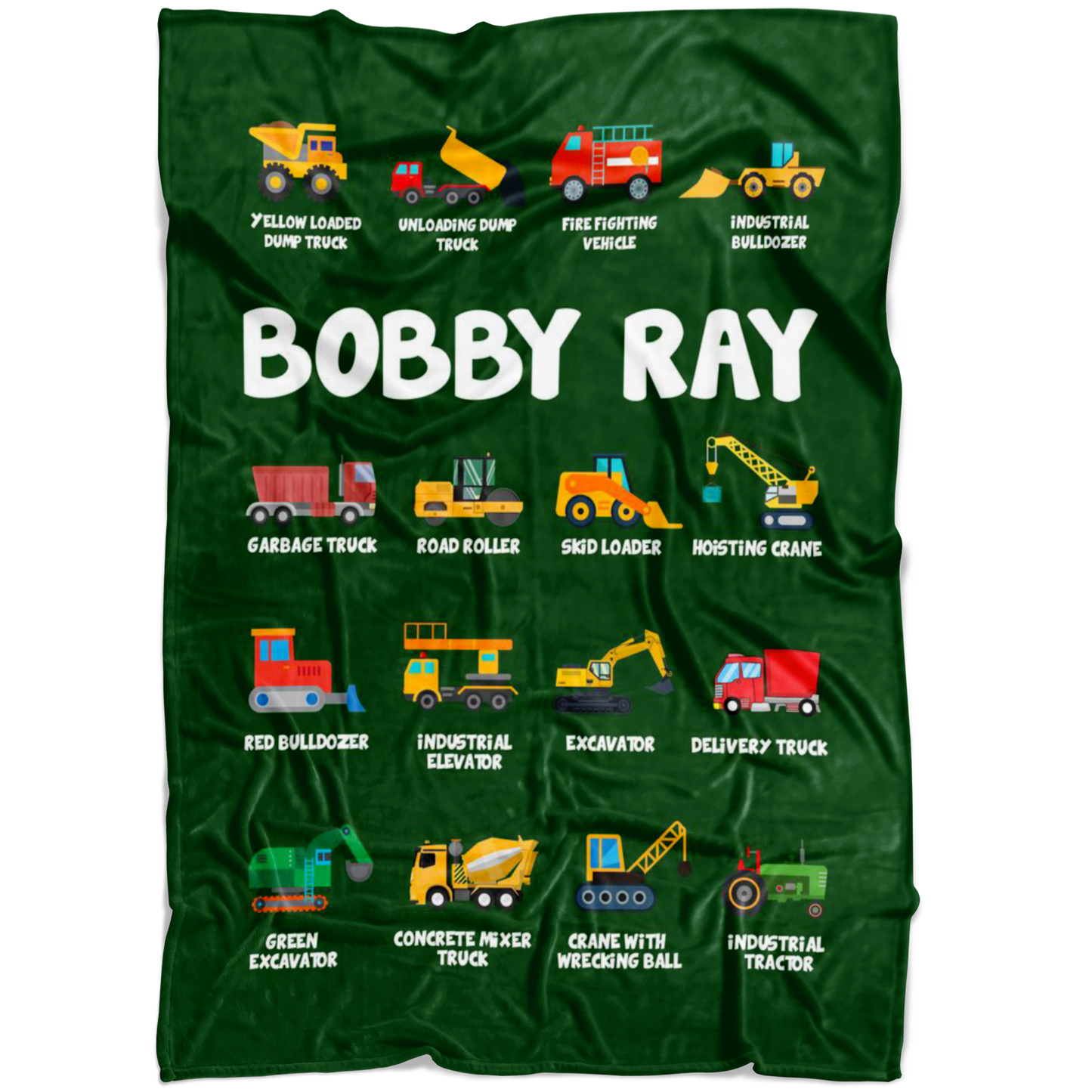 BOBBY RAY Construction Blanket Green