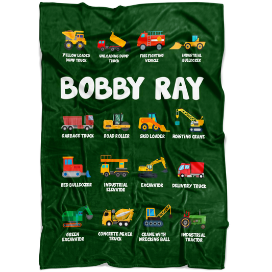 BOBBY RAY Construction Blanket Green