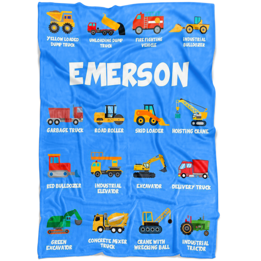 Emerson Construction Blanket Blue