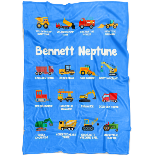 Bennett Neptune Construction Blanket Blue