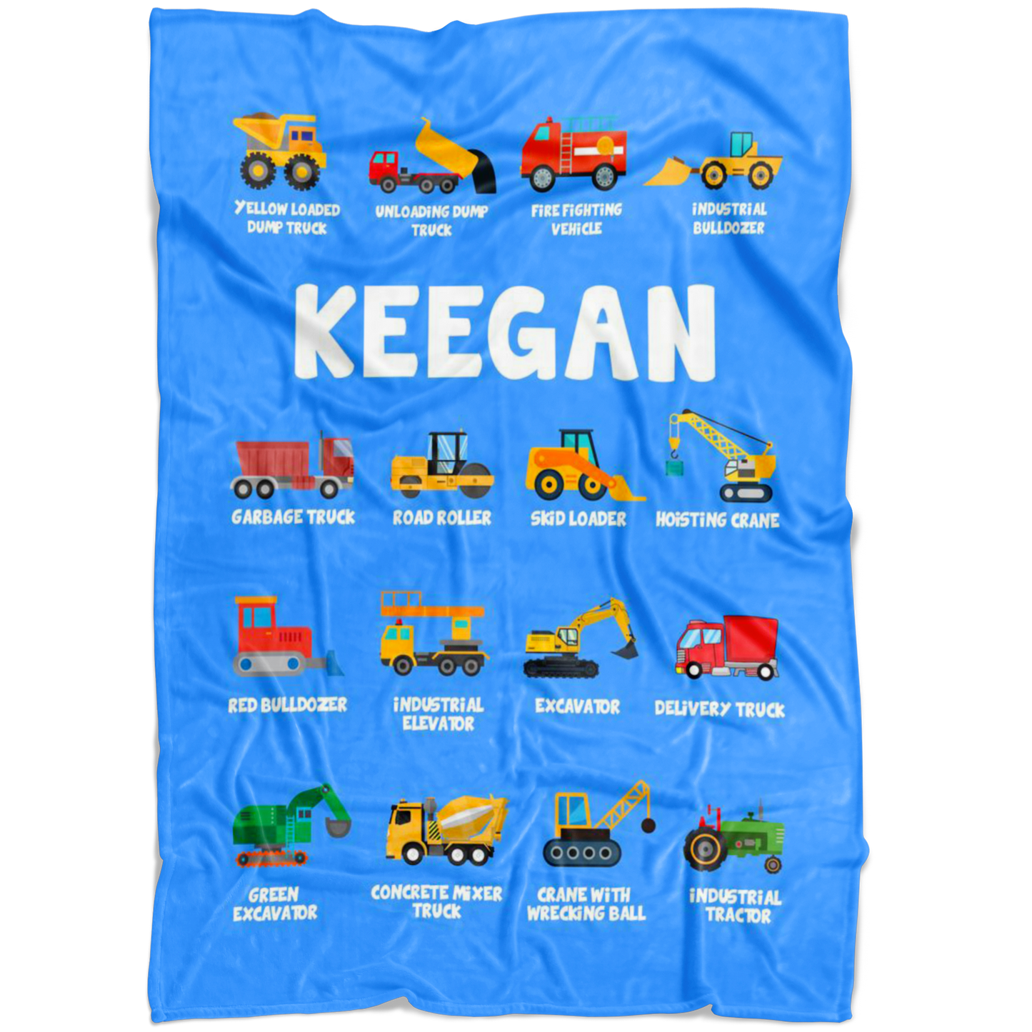 KEEGAN Construction Blanket Blue