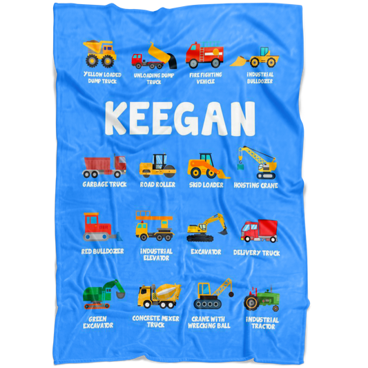 KEEGAN Construction Blanket Blue