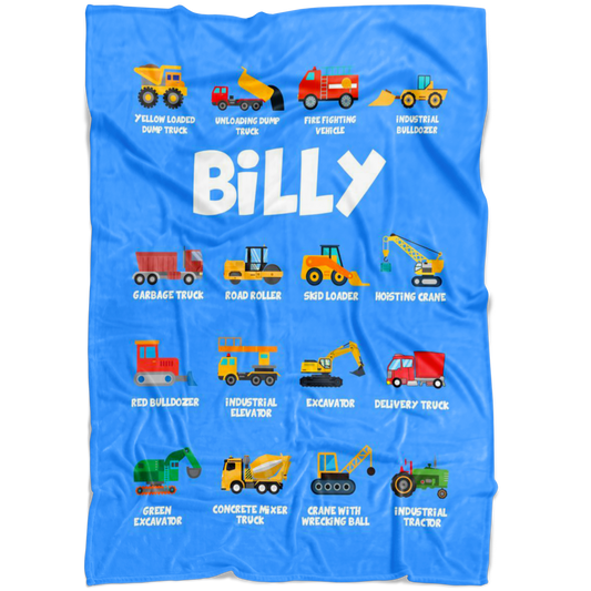 Billy Construction Blanket Blue
