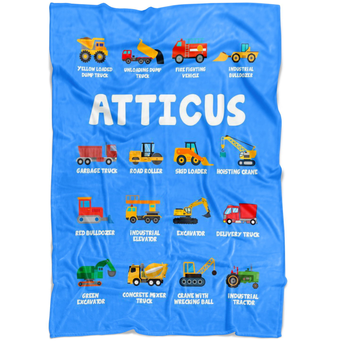 Atticus Construction Blanket Blue