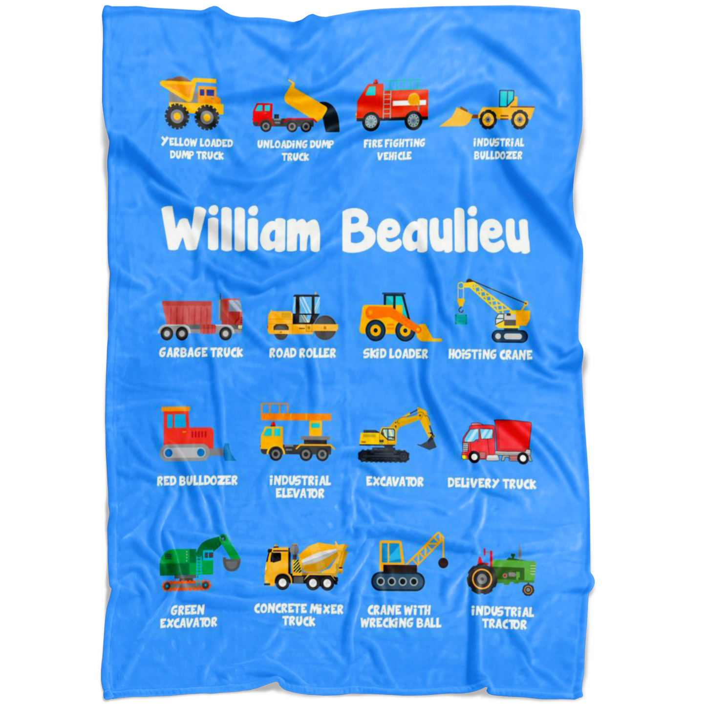 William Beaulieu Construction Blanket Blue