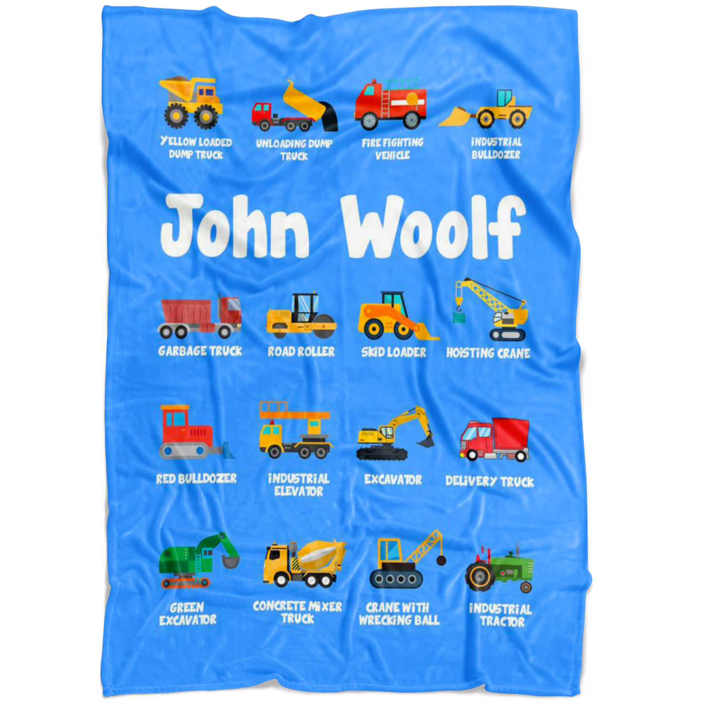 John Woolf Construction Blanket Blue