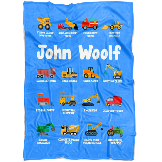 John Woolf Construction Blanket Blue