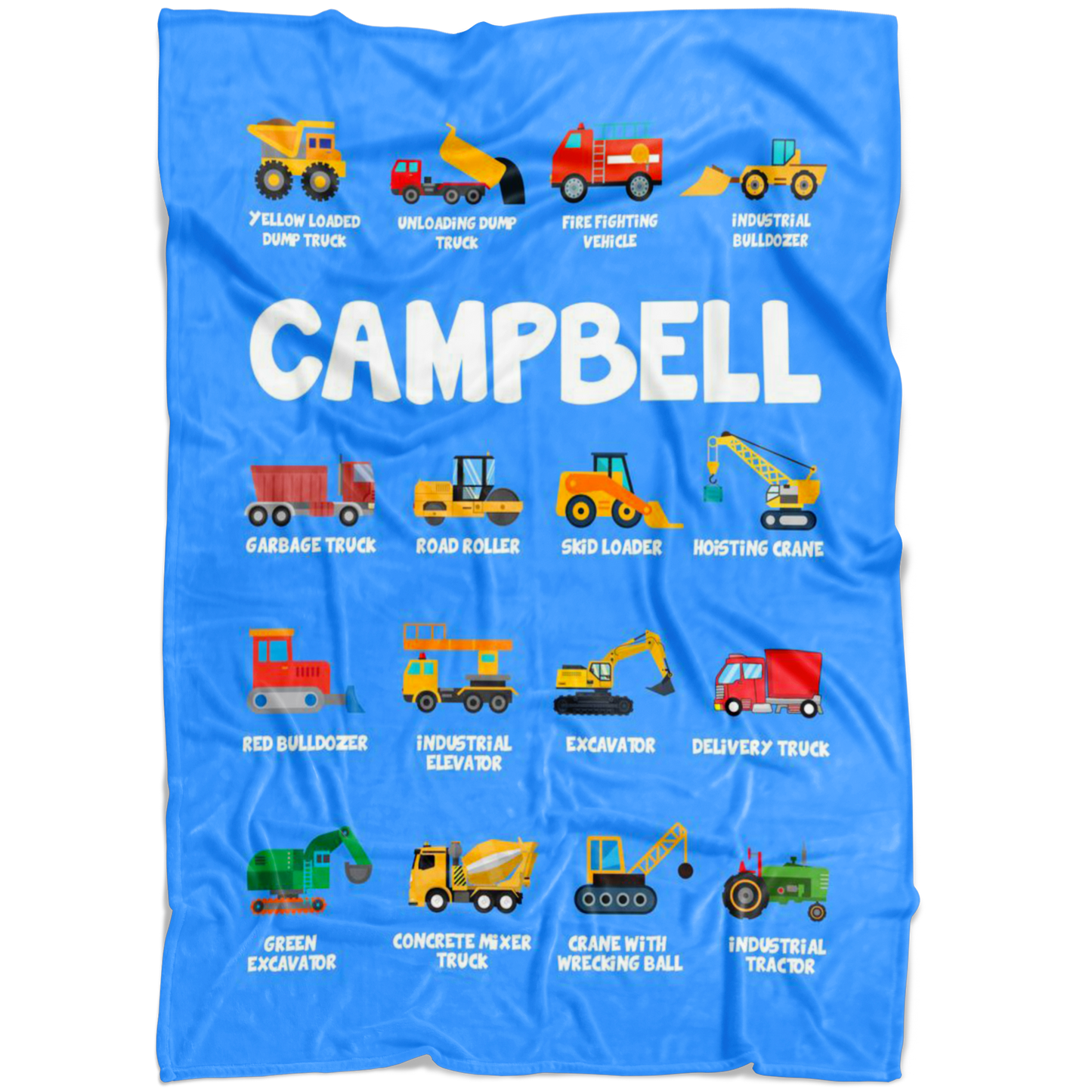 CAMPBELL Construction Blanket Blue