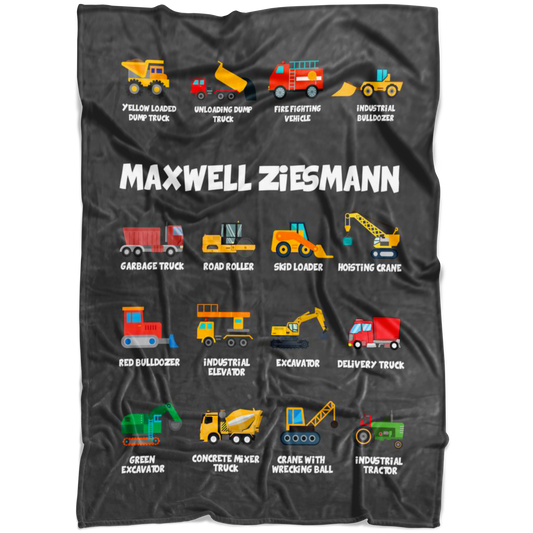 Maxwell Ziesmann Construction Blanket Grey