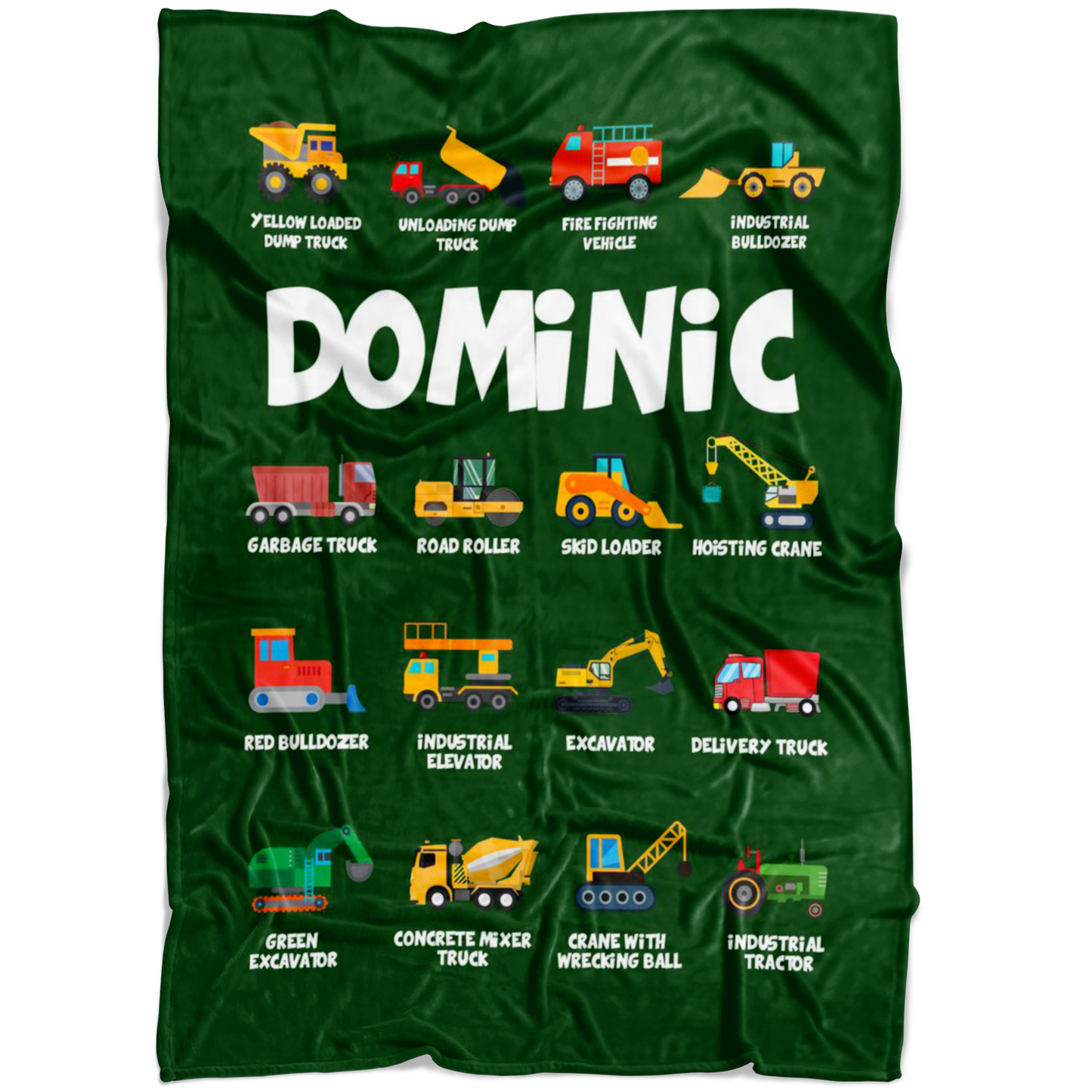 Dominic Construction Blanket Green