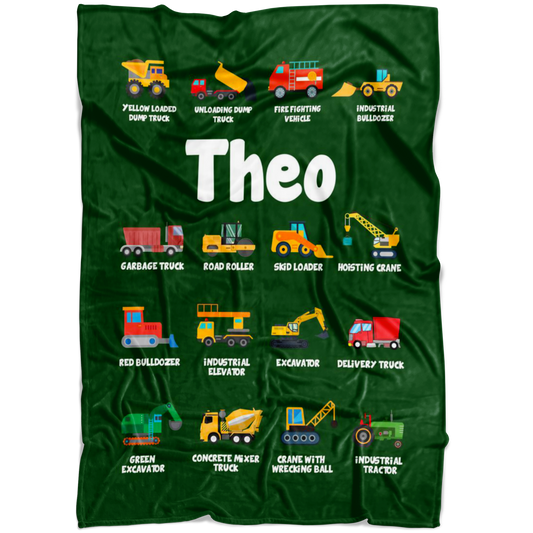 Theo Construction Blanket Green