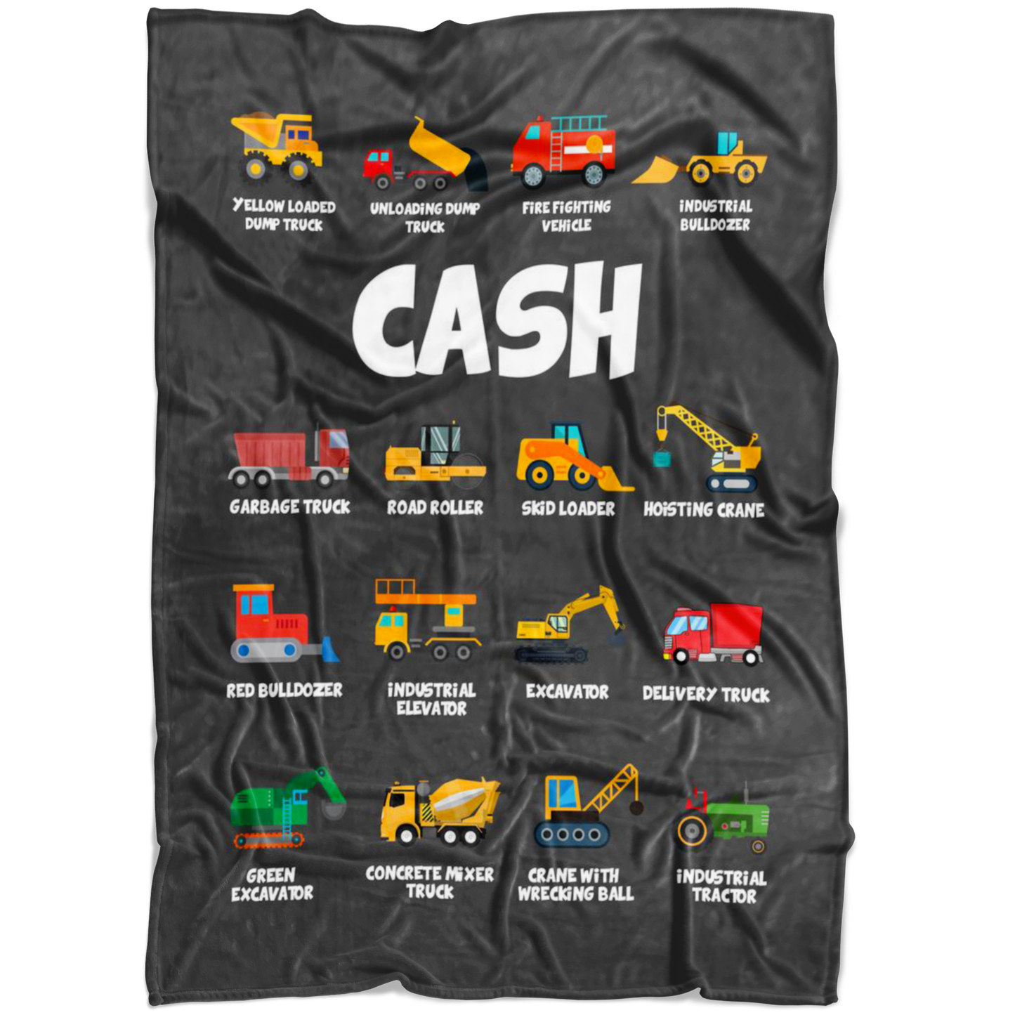 Cash Construction Blanket Grey