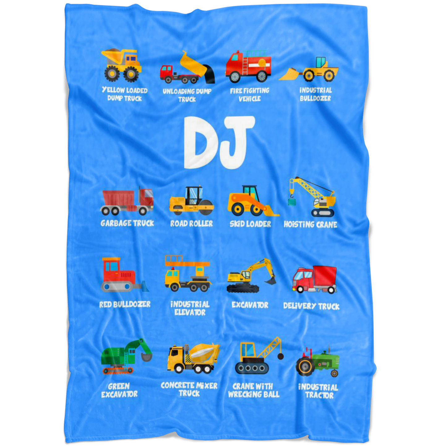 DJ Construction Blanket Blue
