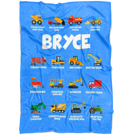 Bryce Construction Blanket Blue