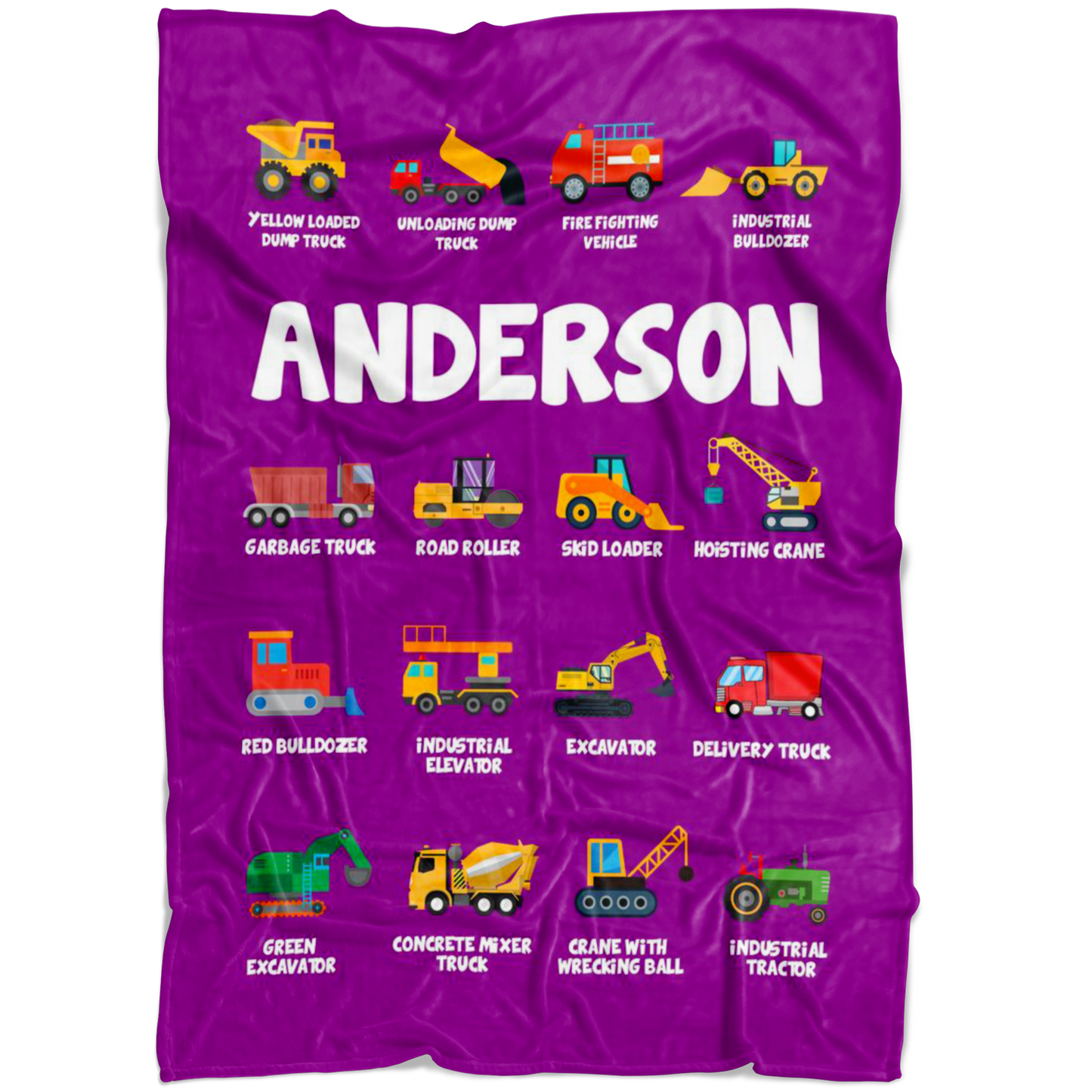 Anderson Construction Blanket Purple