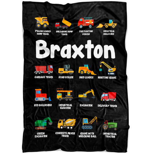 Braxton Construction Blanket Black