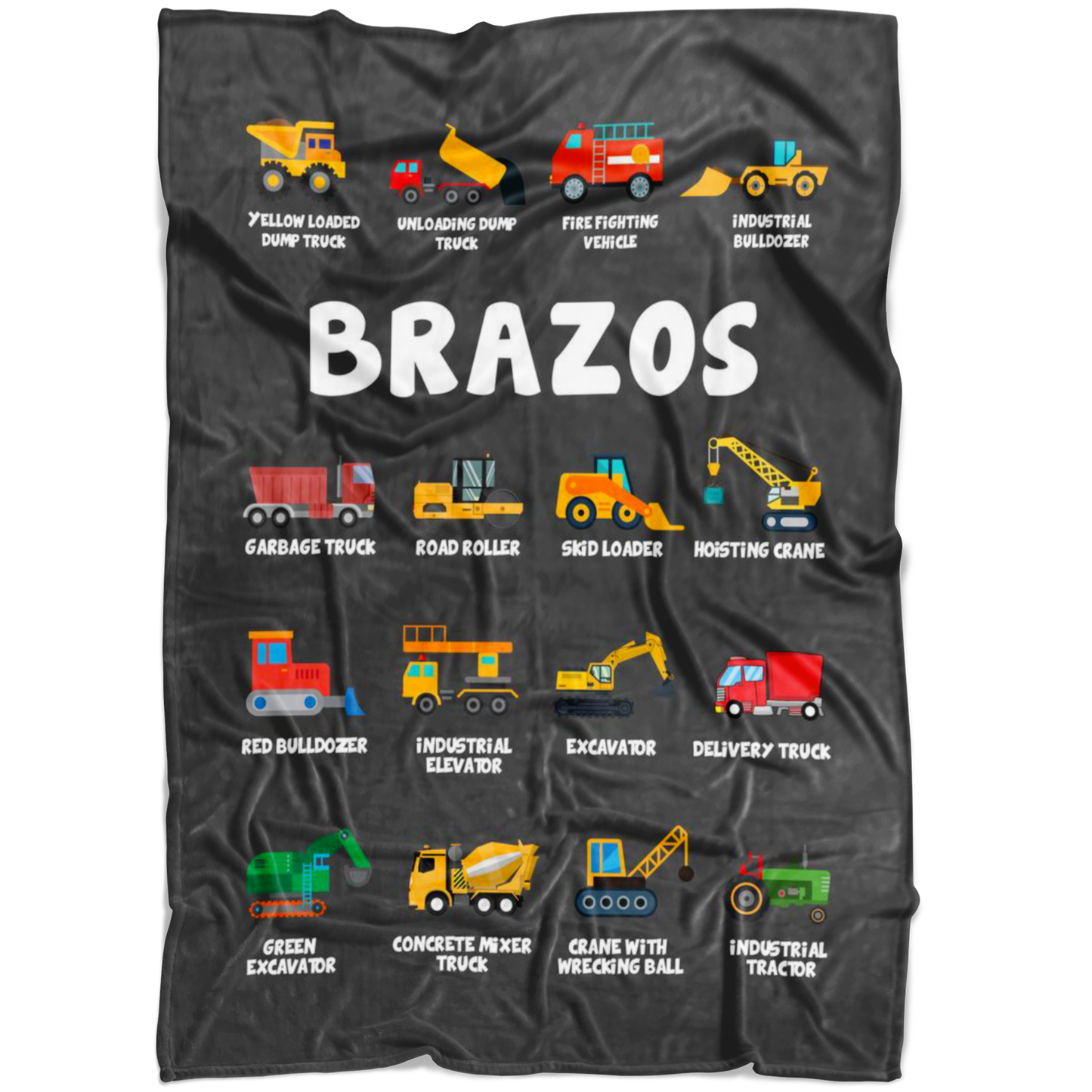 Brazos Construction Blanket Grey