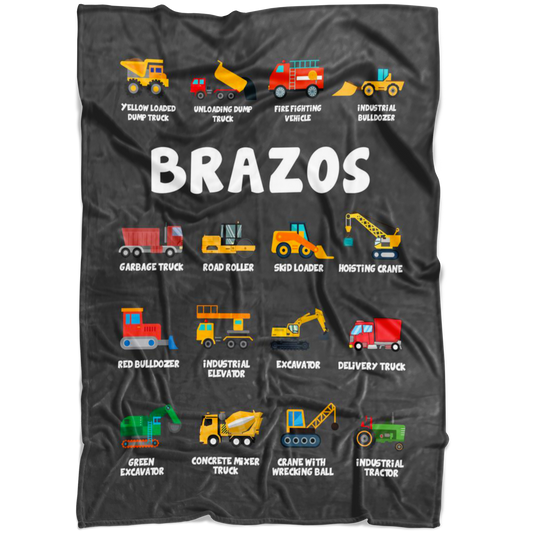 Brazos Construction Blanket Grey