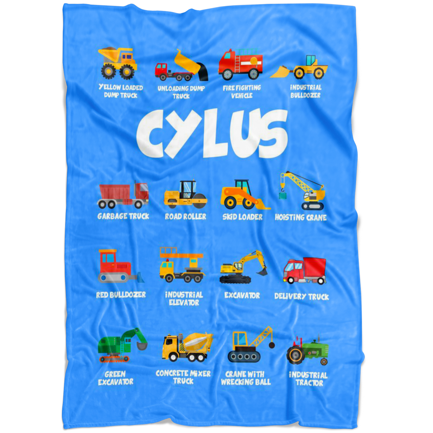 Cylus Construction Blanket Blue