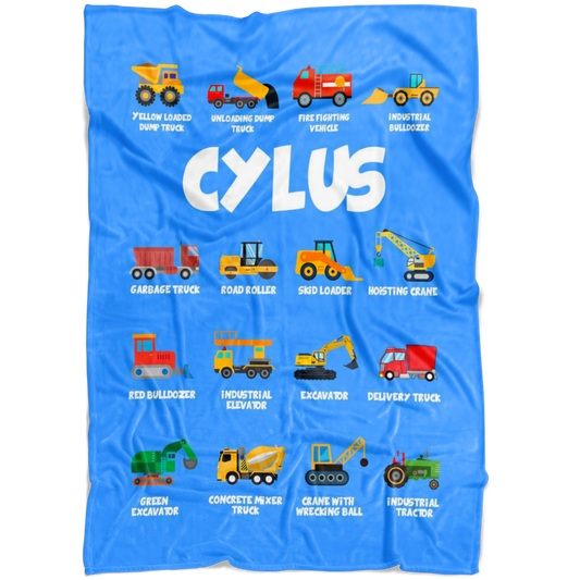 Cylus Construction Blanket Blue