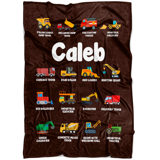 Caleb Construction Blanket Brown