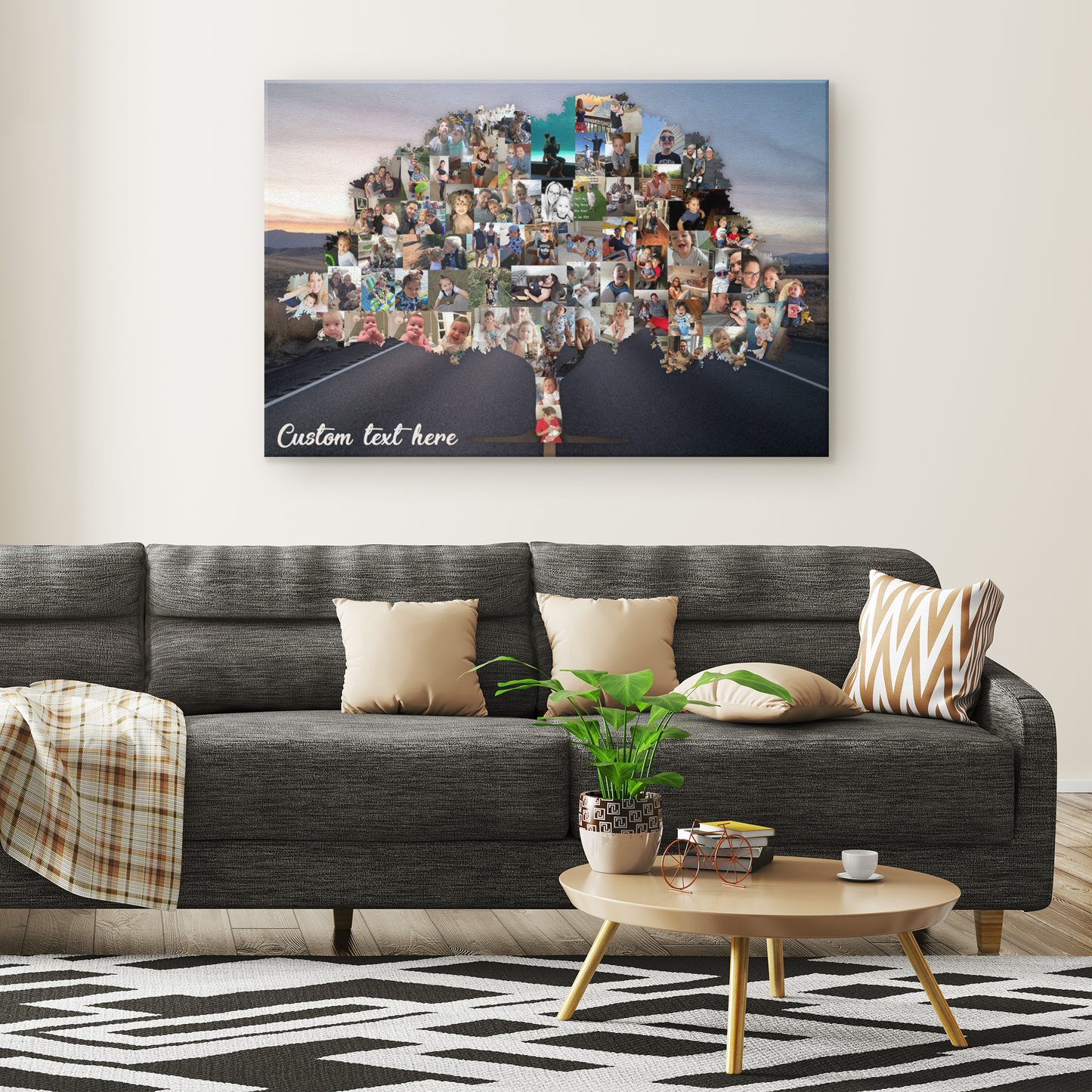 Family Tree Photo Collage - Road