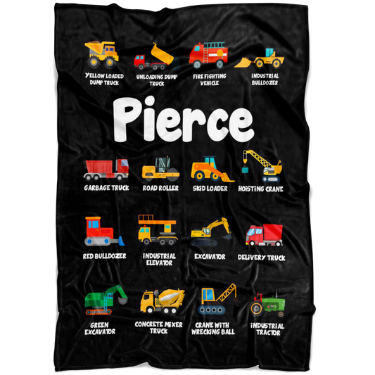 Pierce Construction Blanket Black