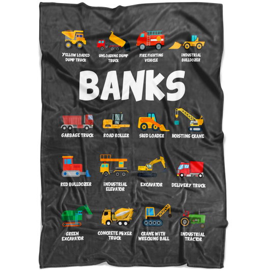 Banks Construction Blanket Grey