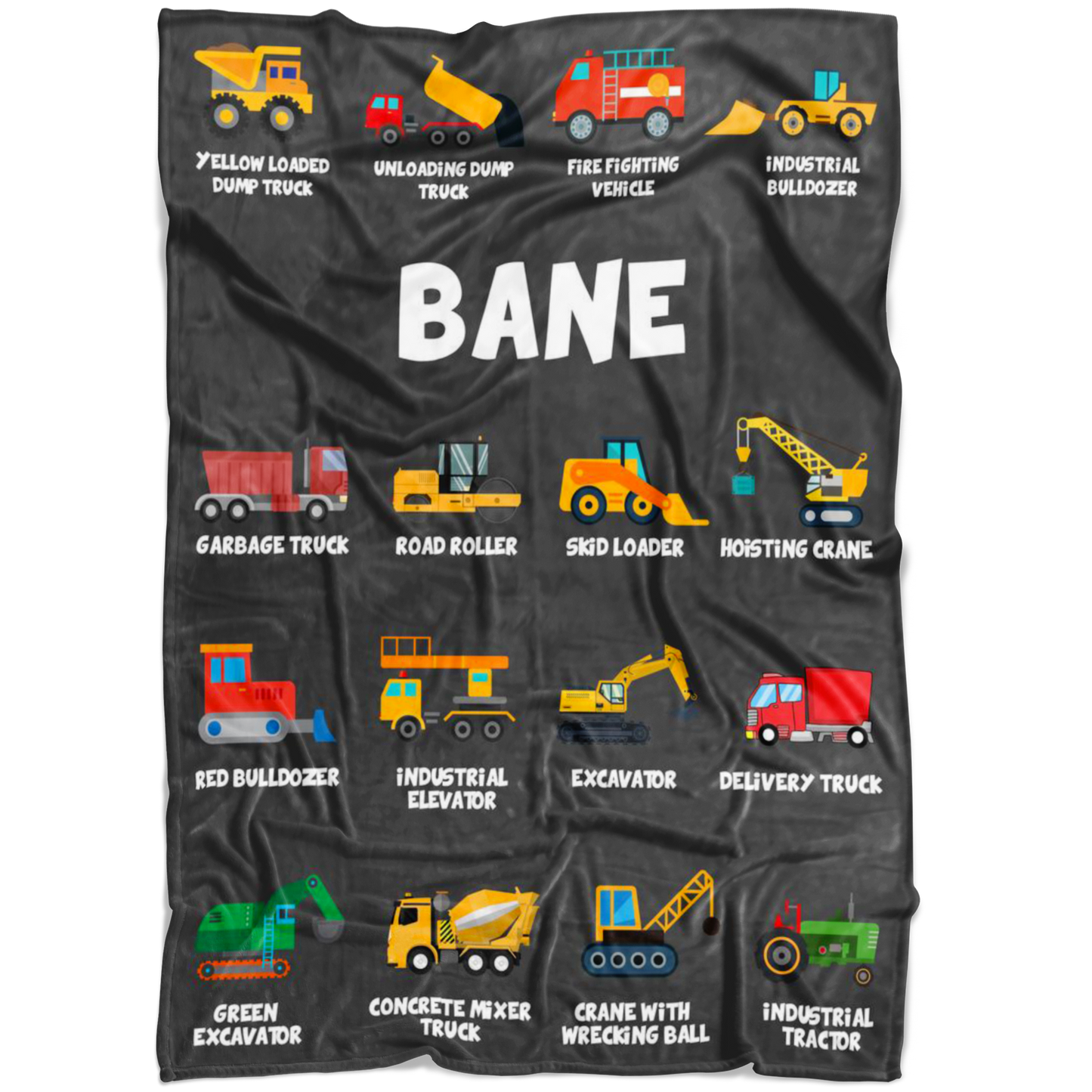 Bane Construction Blanket Grey