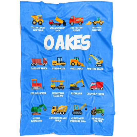 OAKES Construction Blanket Blue