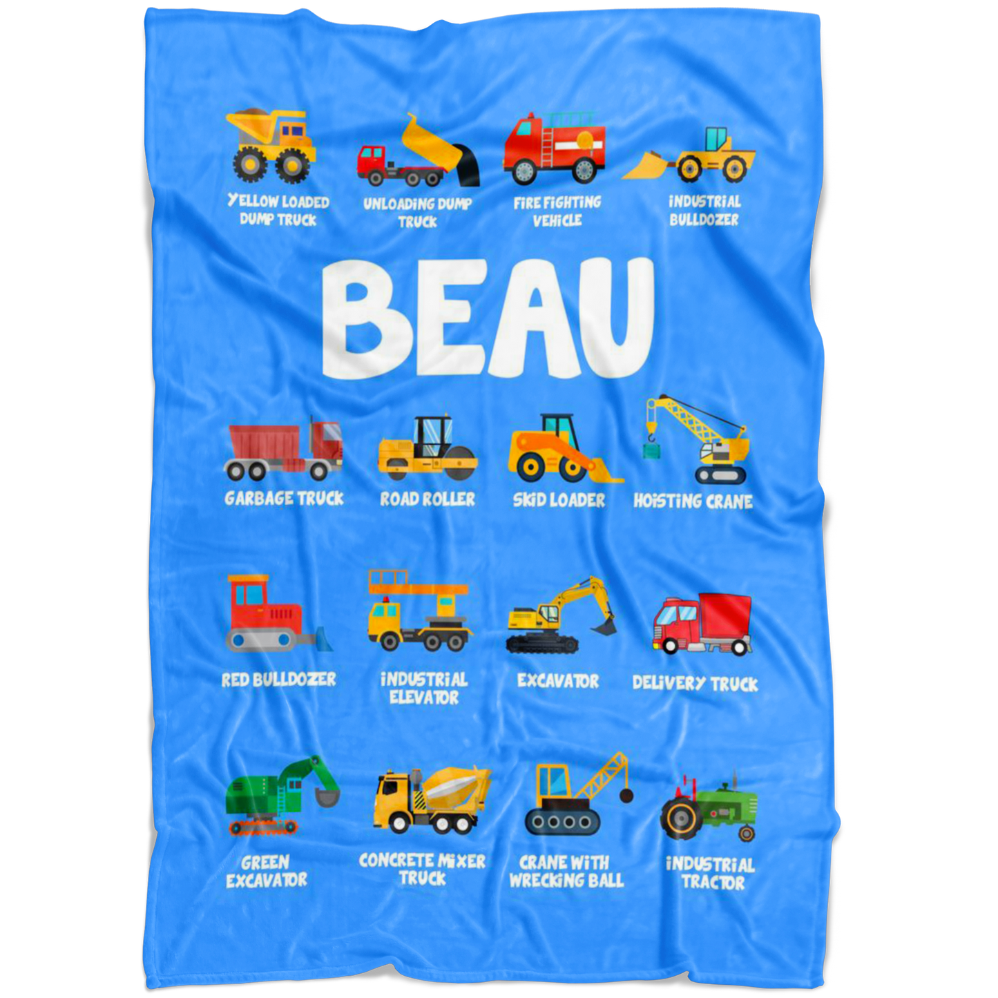 BEAU Construction Blanket Blue