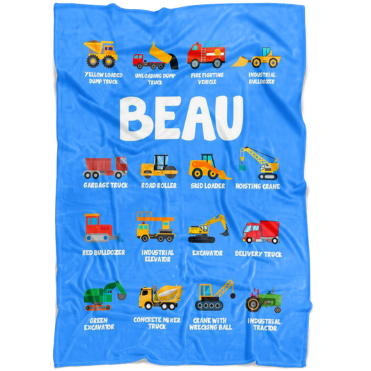 BEAU Construction Blanket Blue