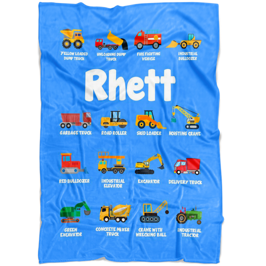 Rhett Construction Blanket Blue
