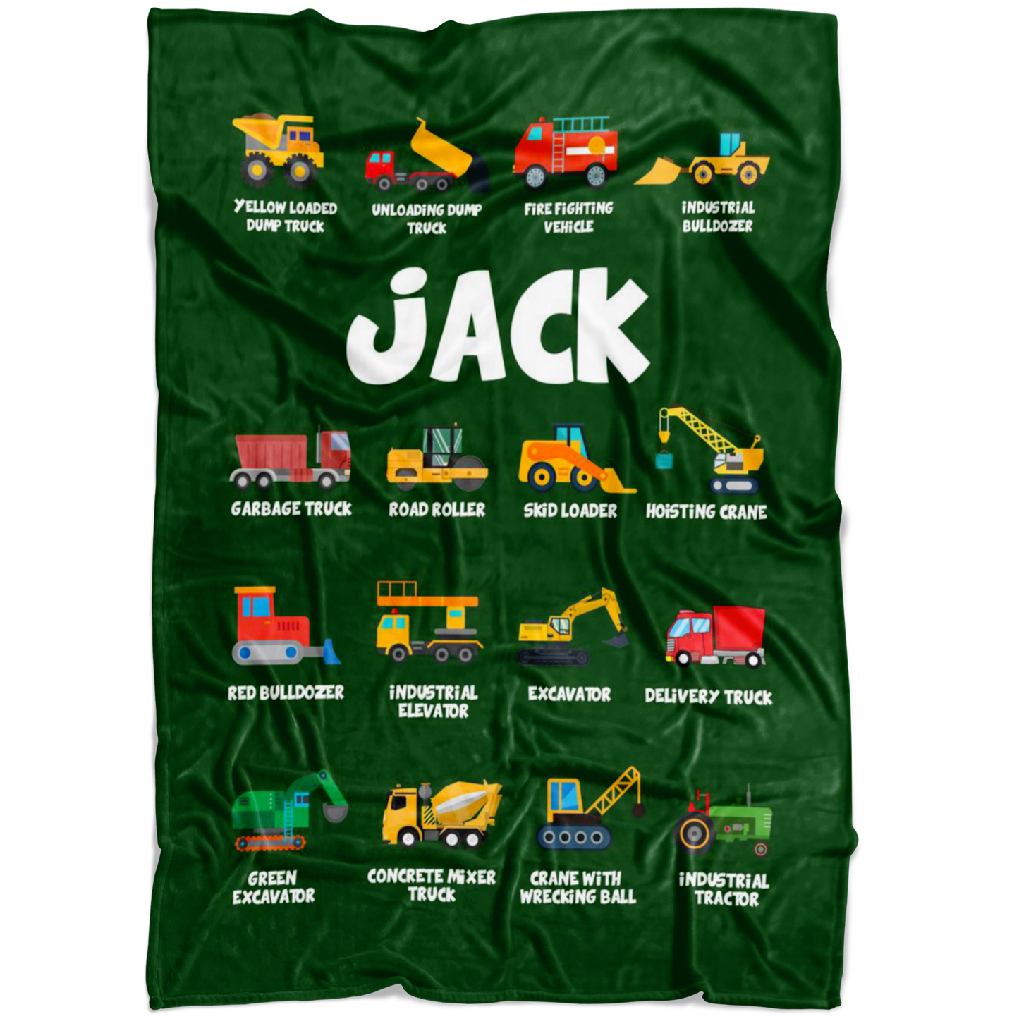 Jack Construction Blanket Green