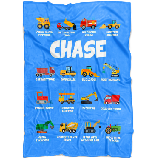 Chase Construction Blanket Blue