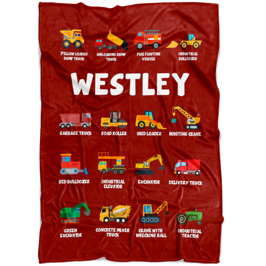 Westley Construction Blanket Red