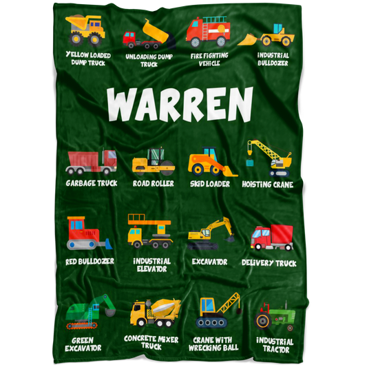 Warren Construction Blanket Green