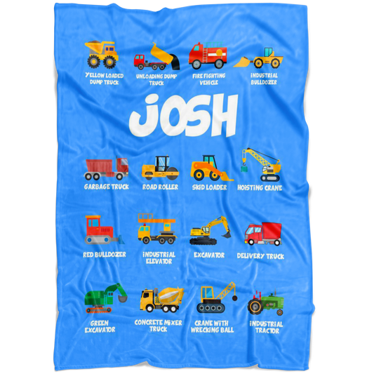 Josh Construction Blanket Blue