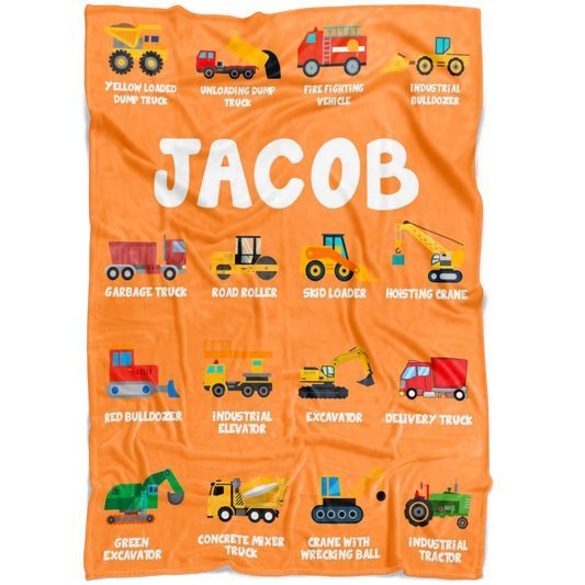 JACOB Construction Blanket Orange