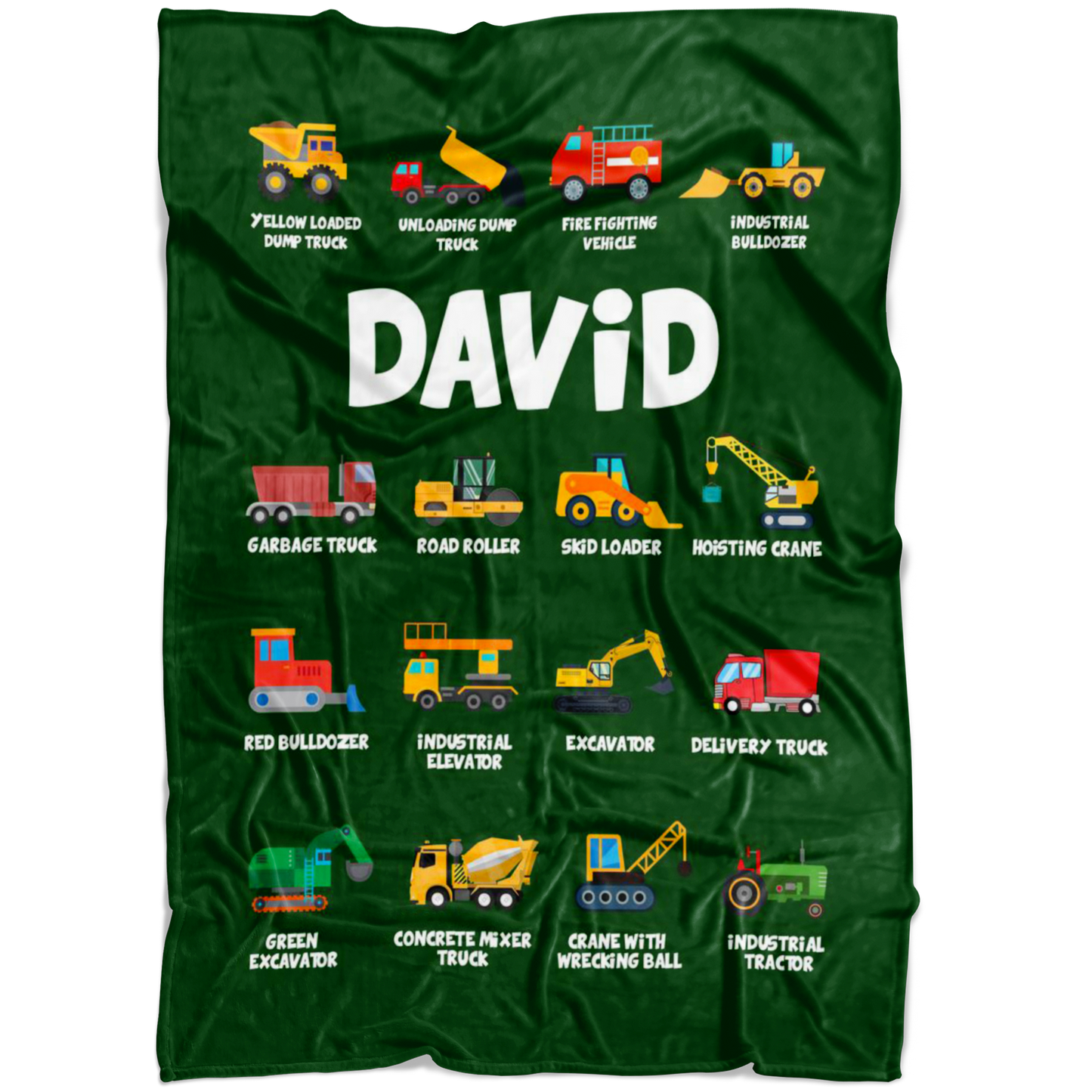 David Construction Blanket Green