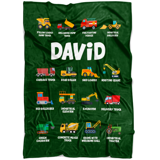 David Construction Blanket Green