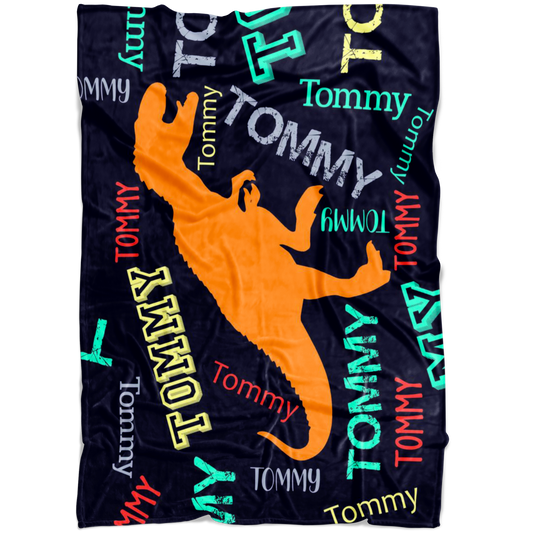 Tommy T-Rex Blanket