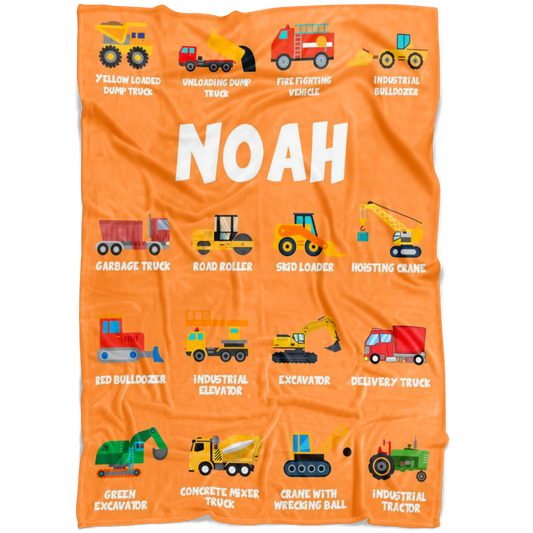 Noah Construction Blanket Orange