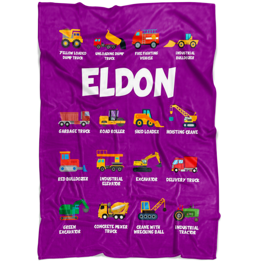 Eldon Construction Blanket Purple