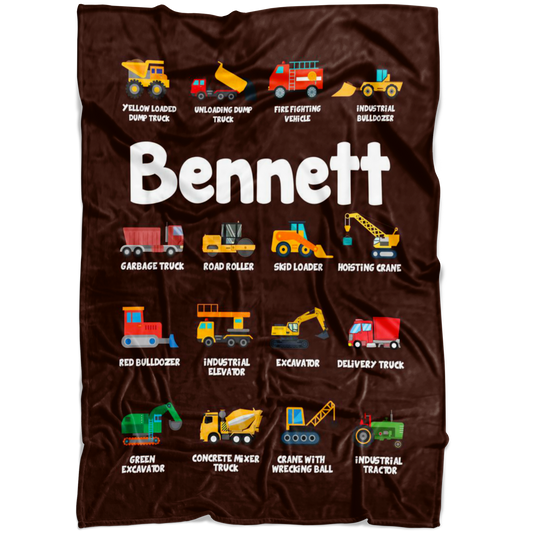 Bennett Construction Blanket Brown