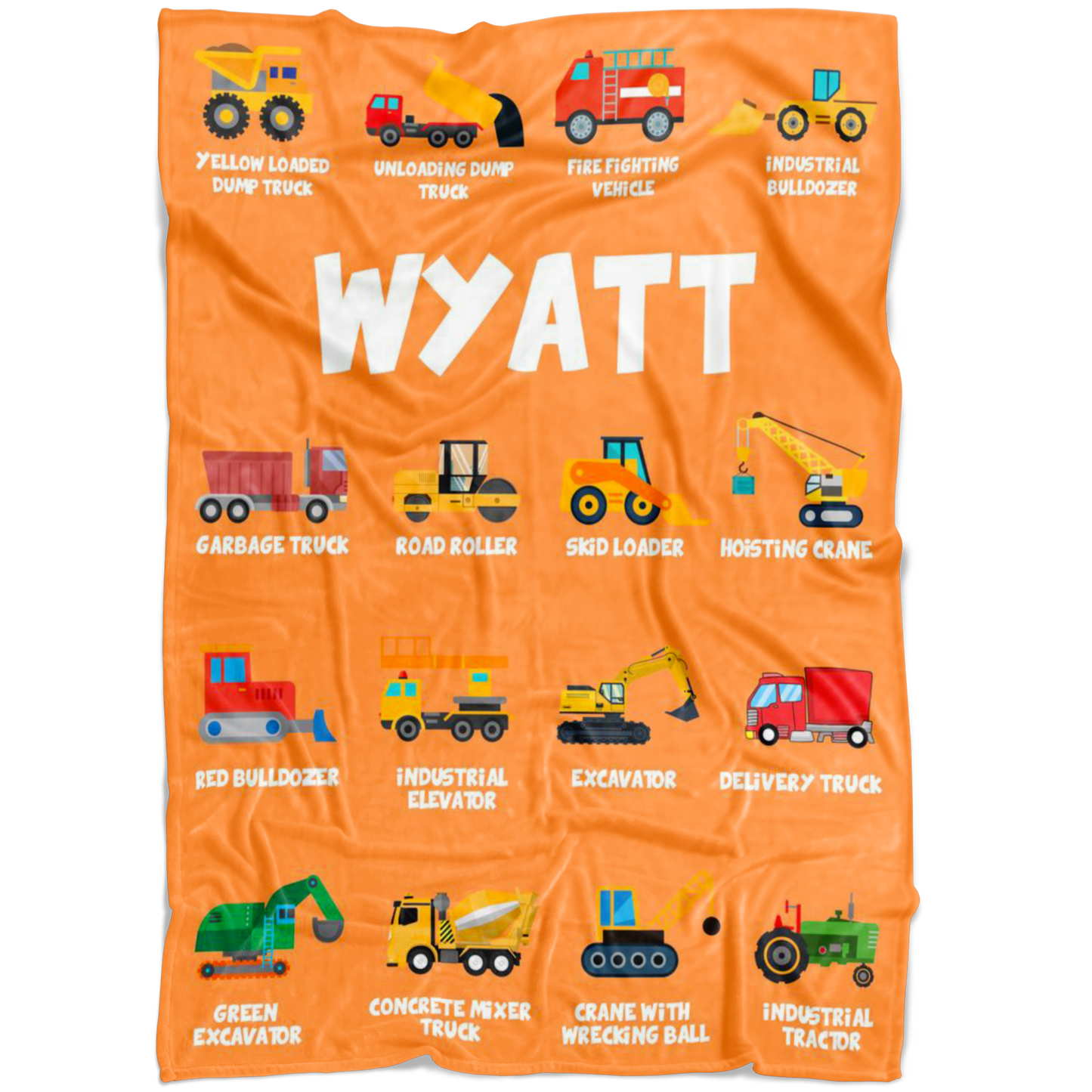 Wyatt Construction Blanket Orange