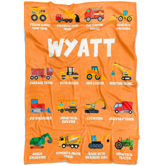 Wyatt Construction Blanket Orange