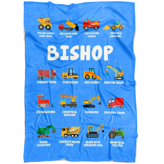 Bishop Construction Blanket Blue